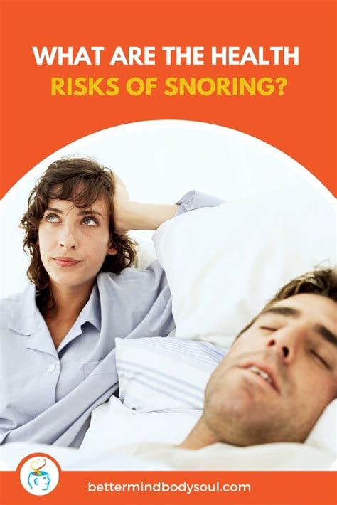 The Healthy Risks Of Snoring And What To Do About It Health Risks Health Maintaining Health