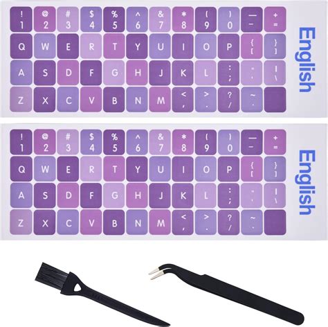 Amazon English Keyboard Stickers In Full Size English