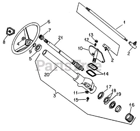 Cub Cadet Steering Parts Diagram