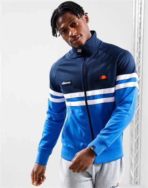 Ellesse Rimini Track Top Navy Blue Terraces Menswear