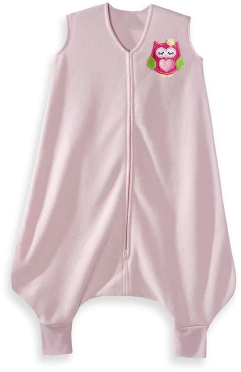 Halo Haloand Sleepsackand Early Walker Microfleece In Pink Owl Halo Sleep