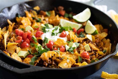 30 Minute Taco Skillet One Skillet Meal Taste And Tell