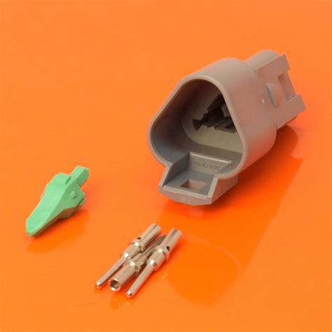 Deutsch DT Series 3 Way Receptacle Connector Kit DT04 3P 3 Way