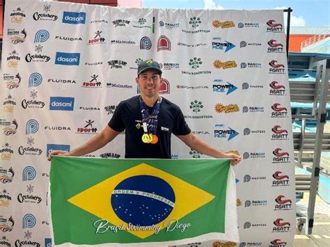 Nadador baiano conquista três medalhas no Campeonato Panamericano