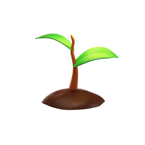 3d Plant Shoots Grow 3d Plant Shoots Grow Png Transparent Clipart