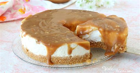 CHEESECAKE AL CARAMELLO Dolce Furbo E Facile Con Panna E Biscotti