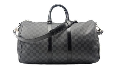 Louis Vuitton Keepall 45 Bandoulière Damier Graphite Vintage4stars