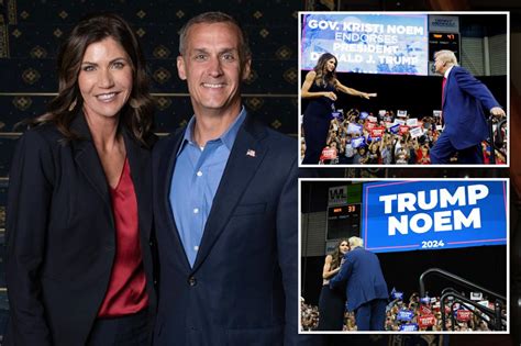 SD Gov. Kristi Noem having affair with Trump aide Corey Lewandowski ...