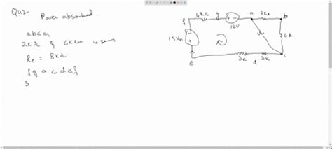 Solved Calculate The Power Absorbed By The Dependent Source In The