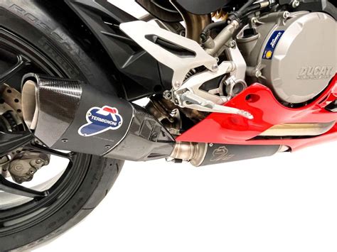 Termignoni Complete Side Exhaust System Upmap Titanium Steel Ducati