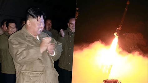 Kim Jong Un Observes The Launch Of Long Range Cruise Missiles