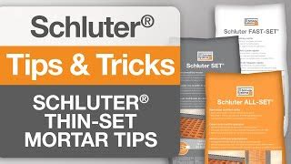 Schluter ALL-SET® | Setting Materials | Schluter