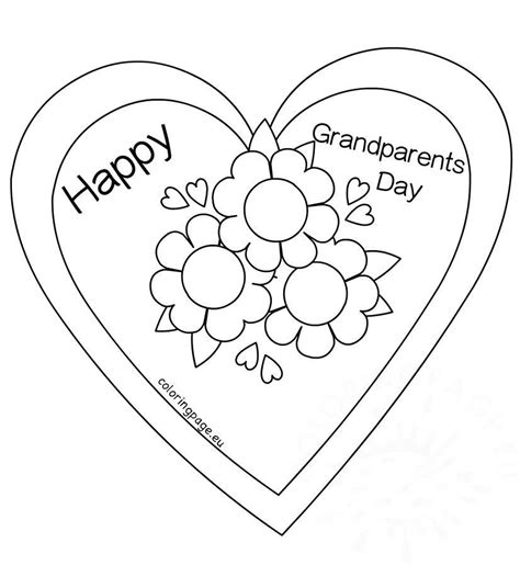 Grandparents Day Coloring Pages Outline for Girls - Free Printable ...