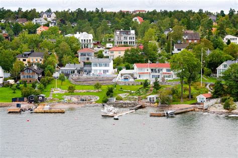 small swedish village 11869001 Stock Photo at Vecteezy