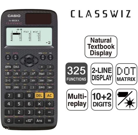 Casio Digitronkalkulator Classwiz Fx 85dex Digitronikalkulatori