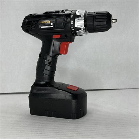 Drill Master 69652 18v 38 Cordless Drill Driver W Battery Works Ebay