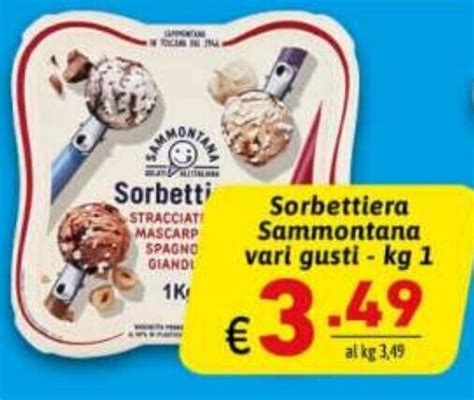 Sorbettiera Sammontana Vari Gusti Kg 1 Offerta Di Ipercarni