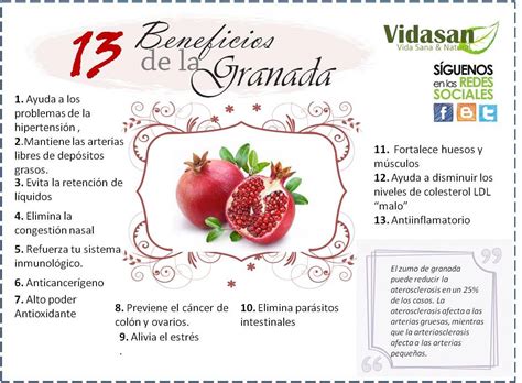 Somosvidasan Los Beneficios De La Granada