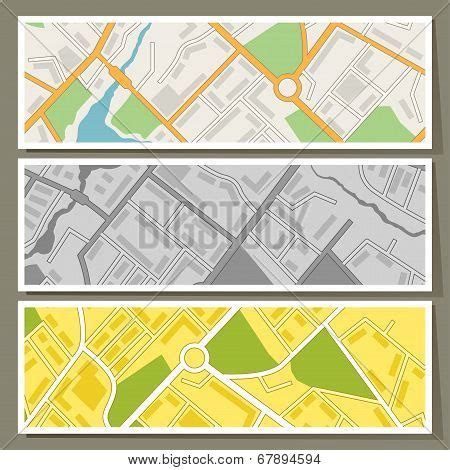 City Map Abstract Vector Photo Free Trial Bigstock