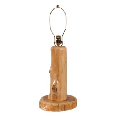 Fireside Lodge Cedar Log Table Lamp