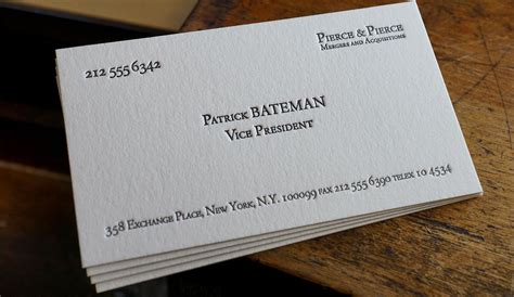 The Patrick Bateman – Hoban Cards