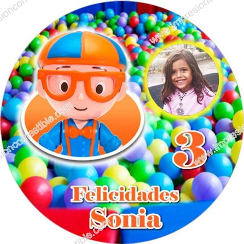 Oblea De Blippi Con Foto Redondo Env O H