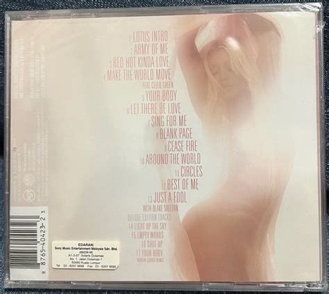 Cd Christina Aguilera Lotus Deluxe Edition Hobbies And Toys Music