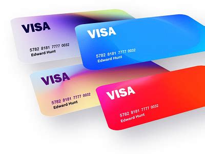 Visa Credit Card Design by Graphic Tech on Dribbble