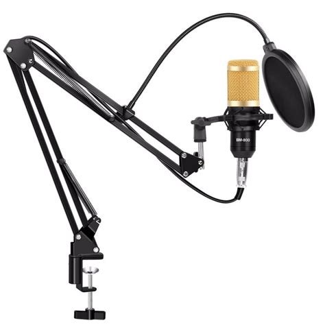 микрофон bm 800 Condenser Microphone Studio Recording Kits bm800 ...