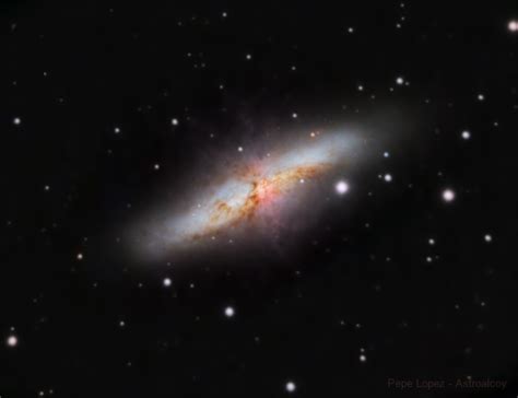 Messier 82 Galaxia Del Cigarro José Manuel López Arlandis Astrobin