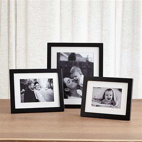 Matte Black Picture Frames Crate And Barrel