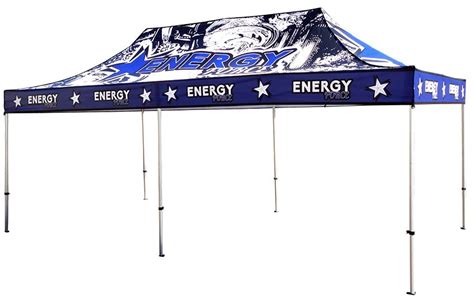 20ft Full Color Custom Printed Outdoor Tent - Trade Show Display Outlet