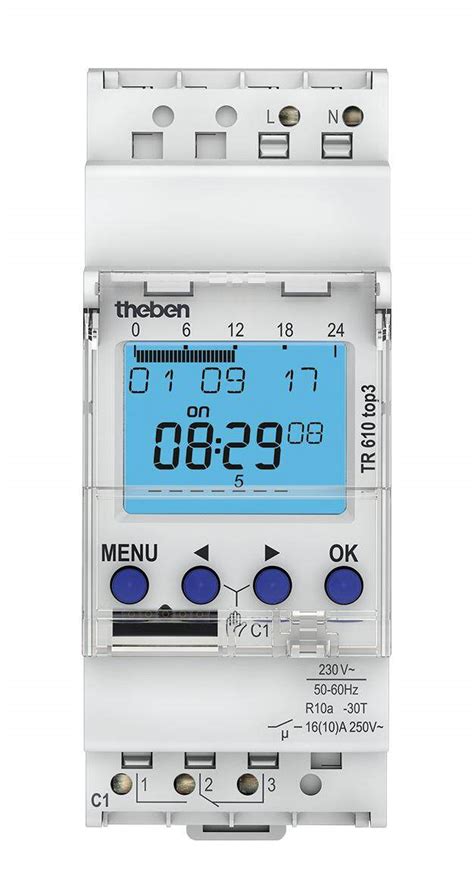 ไทมเมอร theben TR610 top3 นาฬกาตงเวลาแบบดจตอล TR 610 top3 Time