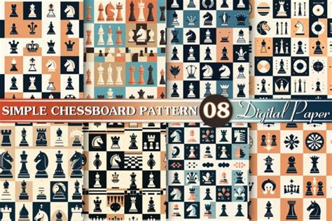 Simple Chessboard Pattern Graphic by Magic World · Creative Fabrica