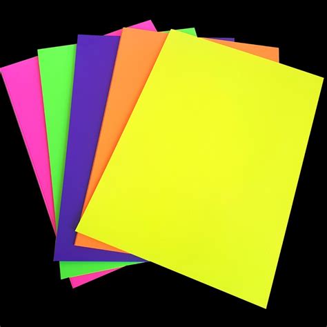 Papel Fluorescente Neon A Linha Neon Plus G Folhas