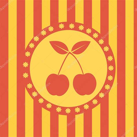 Cherry background Stock Vector by ©isabelle 5413271