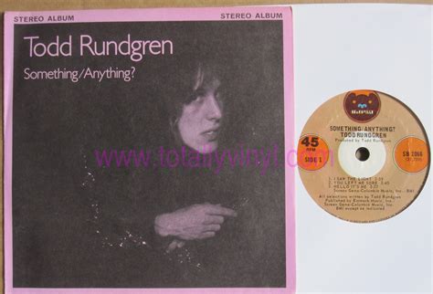 Totally Vinyl Records Rundgren Todd Something Anything I Saw