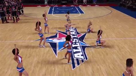 Nba 2k16 Ps4 My Career All Star Game Cheerleaders Youtube