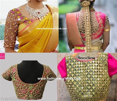 Maggam Work Blouse Designs For Wedding Sarees 70 Designs Fashionworldhub