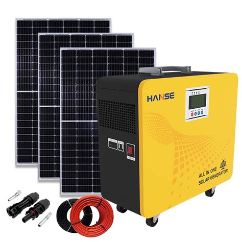 Complete Set Solar Energy System 1000w Portable Solar Generator 1000w 1500w 2000w Pv Solar Power