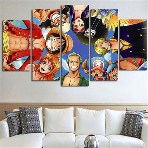 Jsbvm Affiche Sur Toile Image Imprim E Hd Pi Ces One Piece Anime