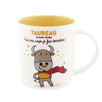 Mug Horoscope Taureau Derri Re La Porte Article Et D Coration De