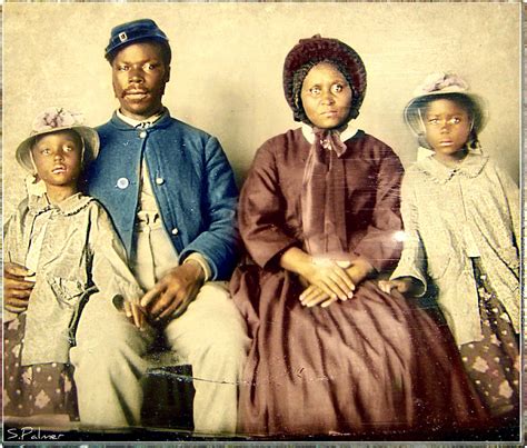 African American Civil War Soldier With Family by ziegfeldfollies on ...