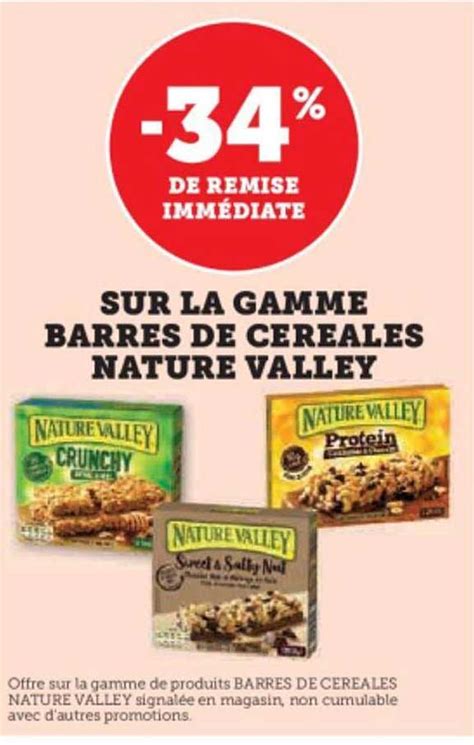 Promo La Gamme Barres De C R Ales Nature Valley Chez Hyper U