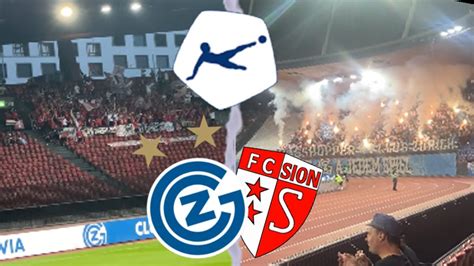 GCZ Vs FC Sion Stadionvlog NEUZUGANG MIT TOR NACH 40 SEKUNDEN