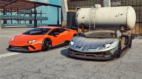 Nfs Drag Race Hurac N Performante Vs Aventador Svj Lamborghini Race