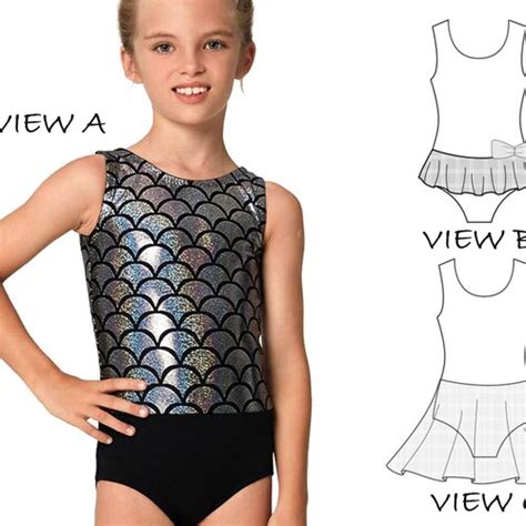 Gymnastics Leotard Pattern Dance Sewing Pattern Swimwear Etsy