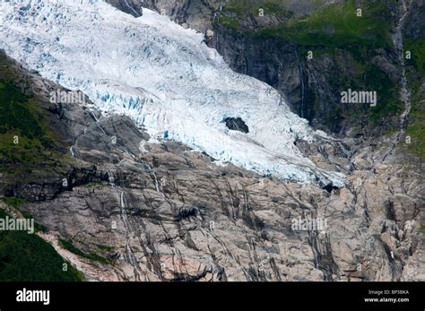 Jostedalsbreen Glacier from Briksdal, Jostedal Glacier National Park ...