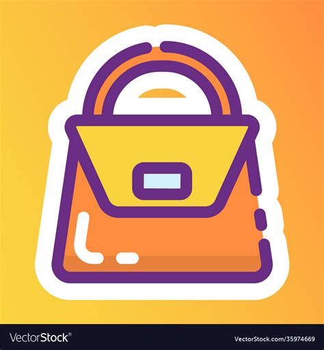 Handbag Royalty Free Vector Image Vectorstock