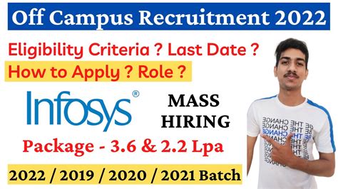 Infosys Recruitment Infosys Off Campus Drive Infosys